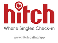 Hitch Dating App creative logo