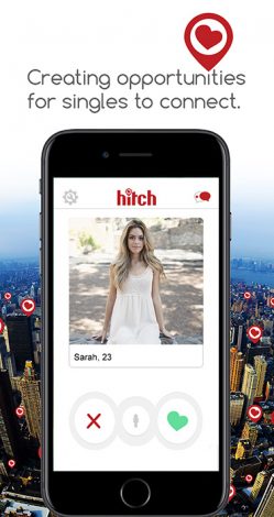 Young blonde girl on Free Hitch Dating App